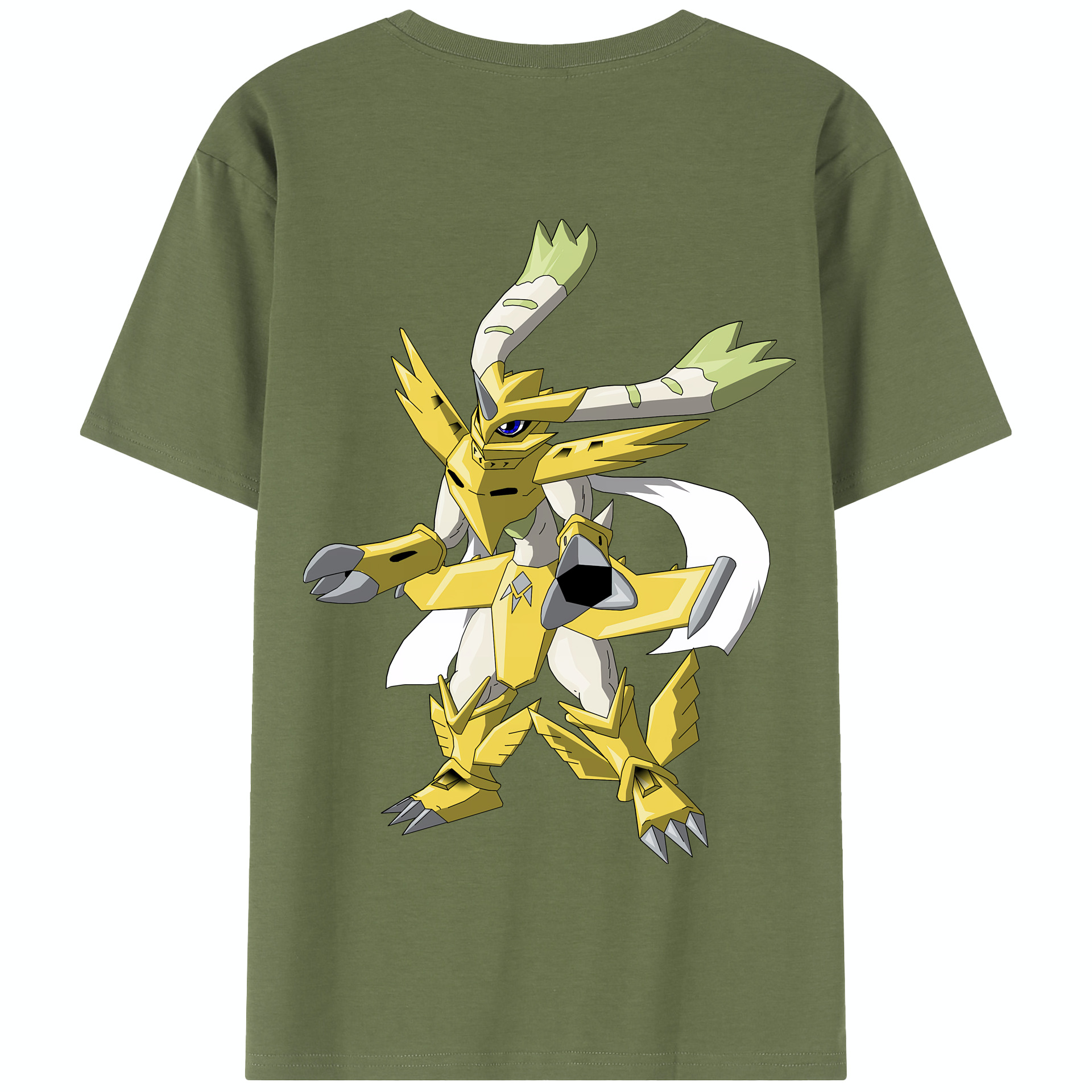 （画像用） Digimon デジタルモンスター/デジモン 綿100％半袖Tシャツ（背面プリント）